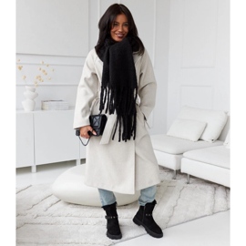 Cizme negre izolate Arturo din piele intoarsa ecologica negru 1