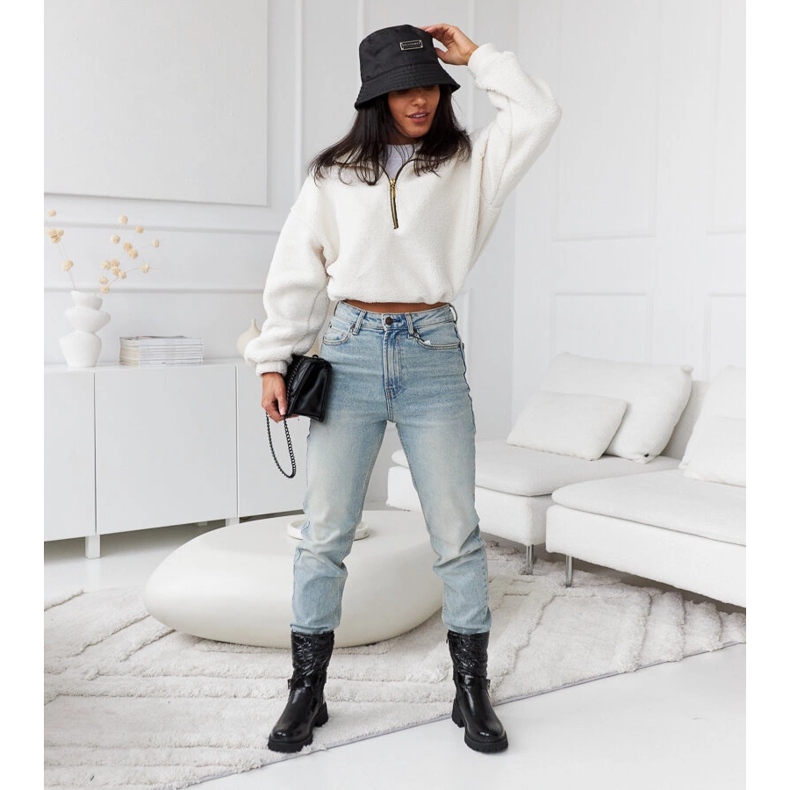 Pantofi negri lacuiti cu curea decorativa Lido negru 1