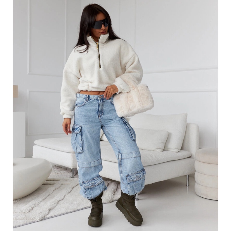 Cizme de zăpadă izolate verzi pe platforma Polk verde 1