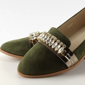 Domni eleganti cu zirconii cubici JH20P Verde 1