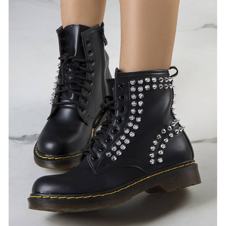 PA1 Cizme Manzo de dama negre negru 1