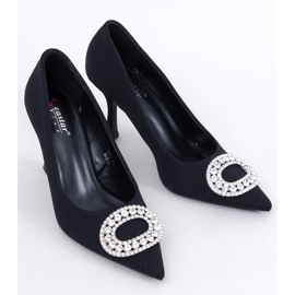 Apriatis Tocuri de seara negre cu zirconiu cubic negru 1