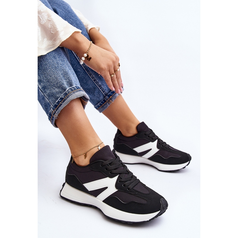 Pantofi sport de damă Chloette negri negru 2 Pantofi sport de damă Chloette negri negru 2