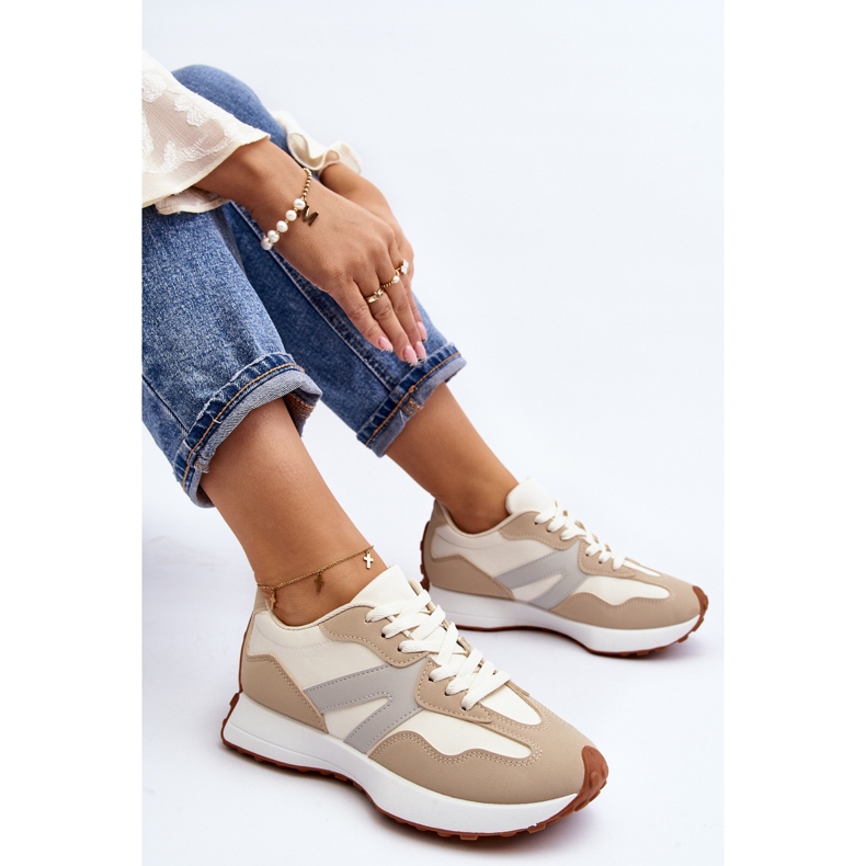 Pantofi sport de damă Chloette bej 2 Pantofi sport de damă Chloette bej 2