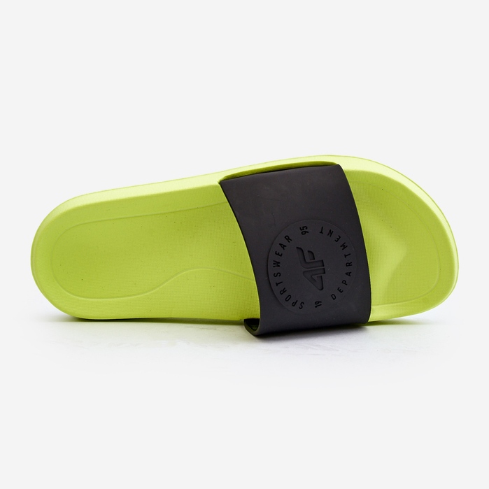 Flip-flops pentru bărbați 4F 4FSS23FFLIM075-72S Lime și negru 2