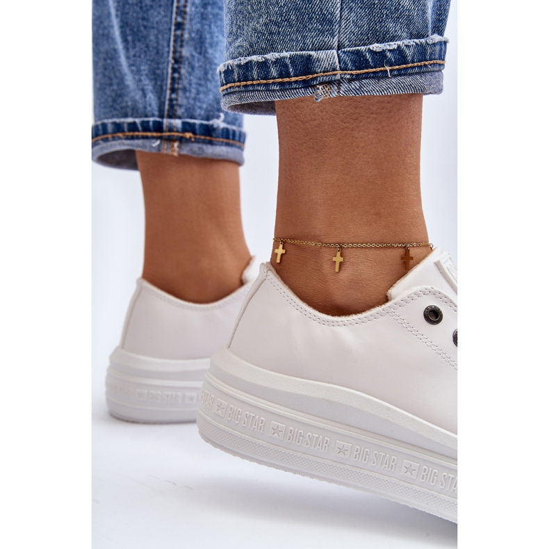 Pantofi de damă izolați alb Big Star MM274029 1