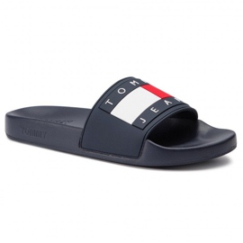 Tommy Hilfiger Șlapi Tommy Jeans Flag Pool Slide M EM0EM00284-403 albastru 1