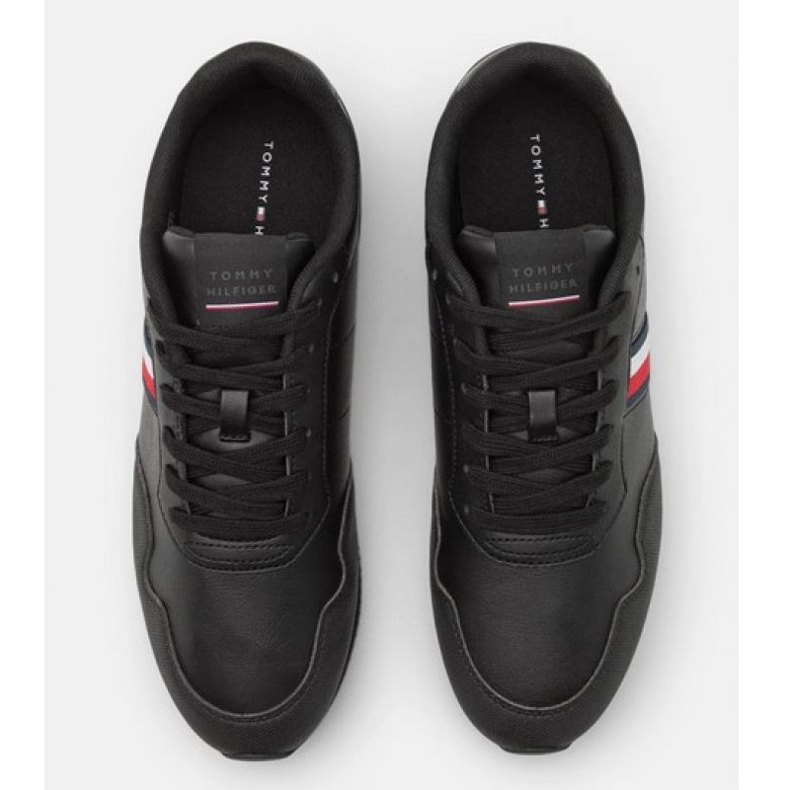 Pantofi Tommy Hilfiger Core Lo Runner Pu M FM0FM048340GQ negru 1 Pantofi Tommy Hilfiger Core Lo Runner Pu M FM0FM048340GQ negru 1