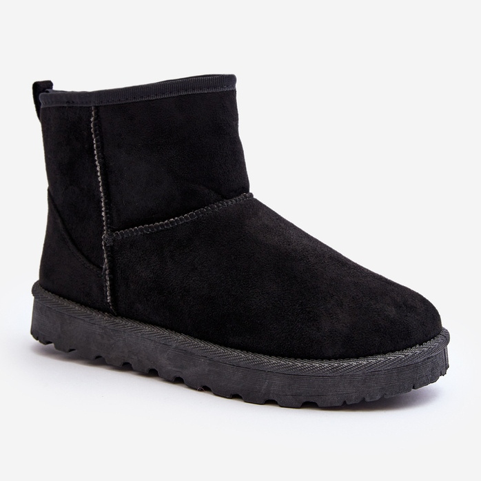 Cizme de zăpadă de damă Eco Suede Negru Enranta 2