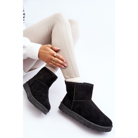 Cizme de zăpadă de damă Eco Suede Negru Enranta 1