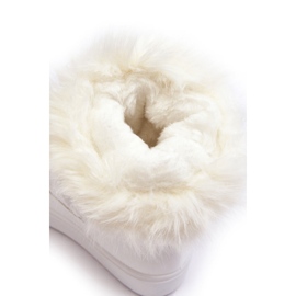 Seastar Cizme de zăpadă cu șireturi de damă albe 1 Seastar Cizme de zăpadă cu șireturi de damă albe 1