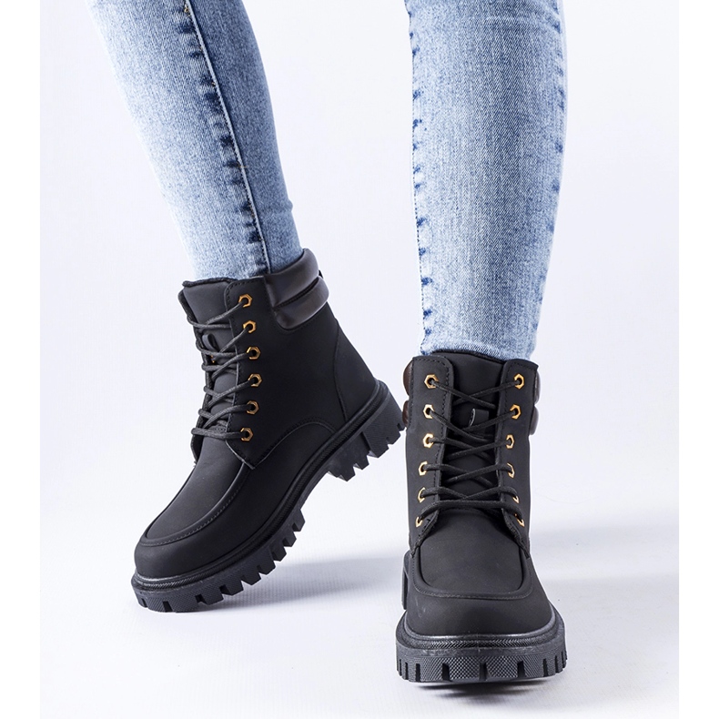 Muncitori Conroe izolate negru mat 1