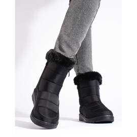 W. Potocki Cizme negre de zăpadă de damă de la Potocki negru 2