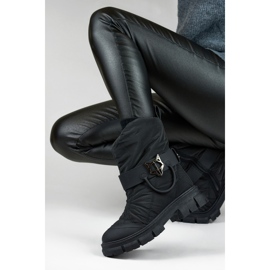 Cizme inalte de iarna dama, cizme izolate pentru zapada, negre negru 1 Cizme inalte de iarna dama, cizme izolate pentru zapada, negre negru 1