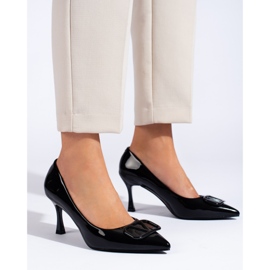 Pompi de dama Vinceza cu decor negru 2