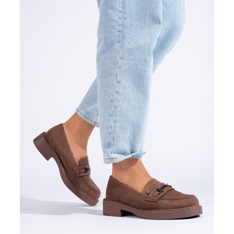 W. Potocki Mocasini de dama Potocki pe platforma maro 2 W. Potocki Mocasini de dama Potocki pe platforma maro 2