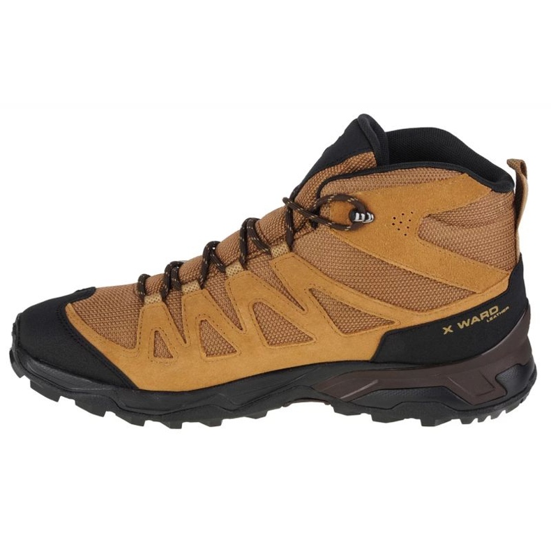 Pantofi Salomon X Ward Leather Mid Gtx M 471818 maro 1
