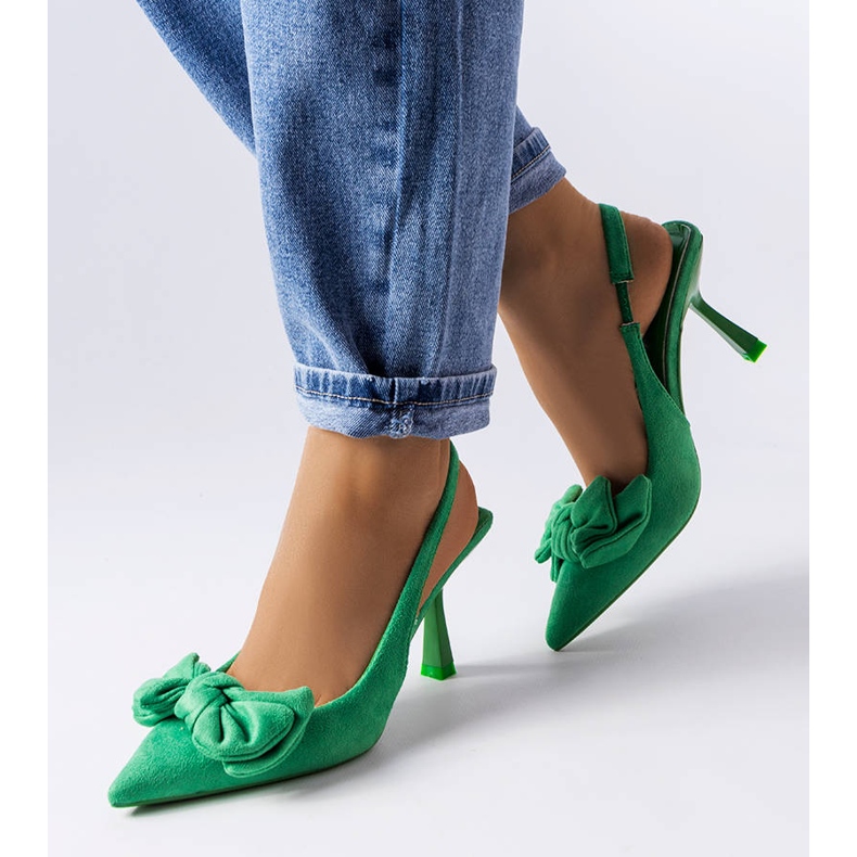 Ace verzi cu fundita de la Olengo verde 1