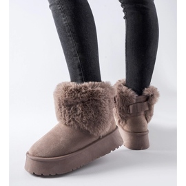 Cizme de zapada mov decorate cu blana Adelfia violet 1 Cizme de zapada mov decorate cu blana Adelfia violet 1