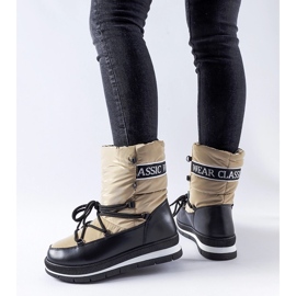 Cizme de zapada cu platforma Vineyard bej inchis 1 Cizme de zapada cu platforma Vineyard bej inchis 1