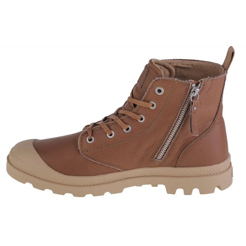 Pantofi Palladium Pampa Zip Lth Ess M 76888-254-M maro 1