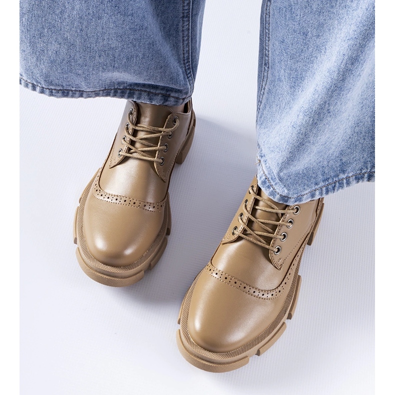 Pantofi maro cu șireturi Piazzetta 1