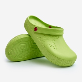 Flip-flops ușoare pentru bărbați Crocs Big Star II175005 verde 2