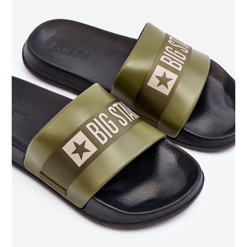 Flip-flops clasici pentru bărbați Big Star LL174458 kaki verde 1
