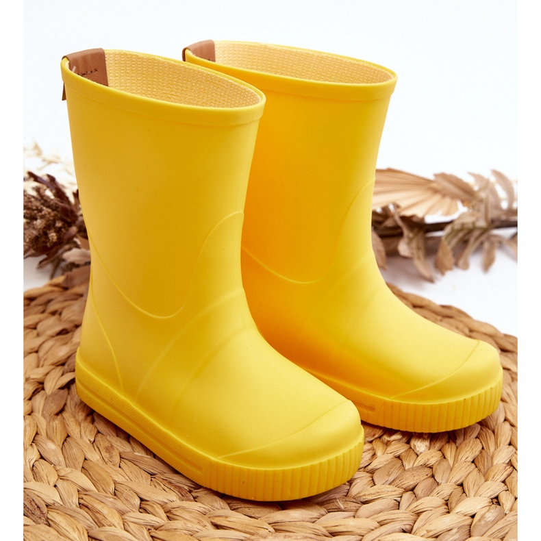 Lemigo Ghete Wellington pentru copii Wave Gokids 979 Yellow galben 2
