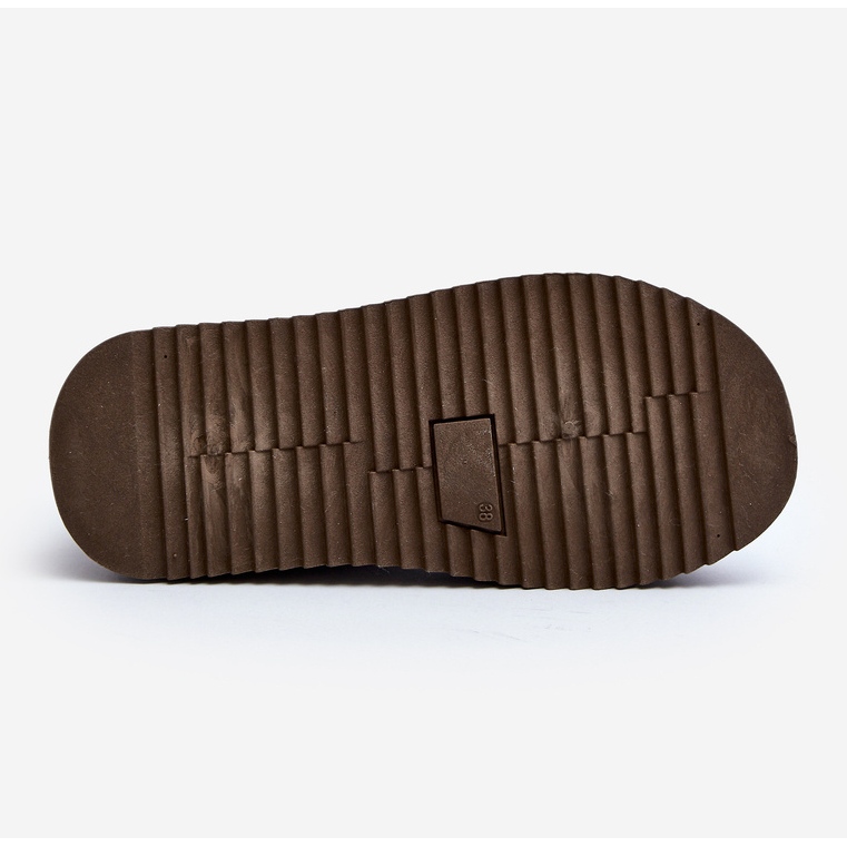 Cizme de zăpadă de damă cu talpă groasă Caliksa maro 1 Cizme de zăpadă de damă cu talpă groasă Caliksa maro 1