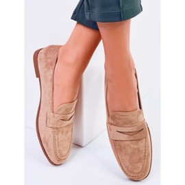 Mocasini de dama Dorry Khaki bej 1