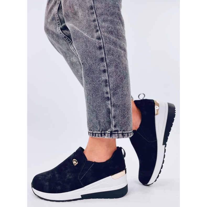 Hense Black pantofi cu pană negru 1 Hense Black pantofi cu pană negru 1