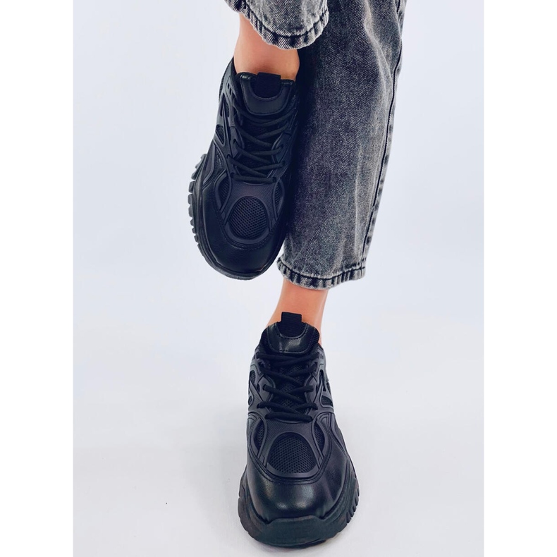 Pantofi sport de dama Jonath Black negru 2