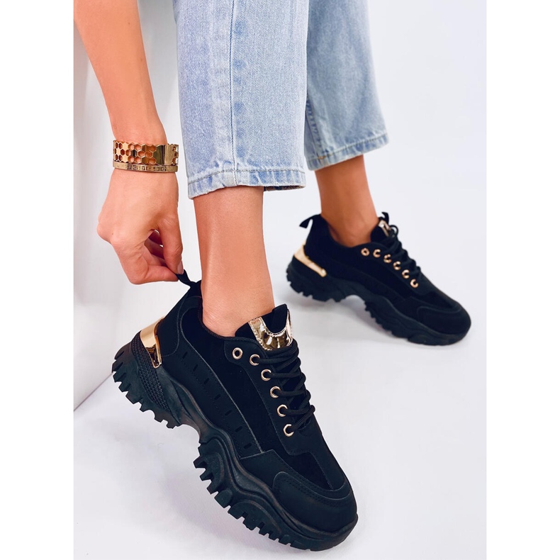 Pantofi sport dama Jankei Black negru 1