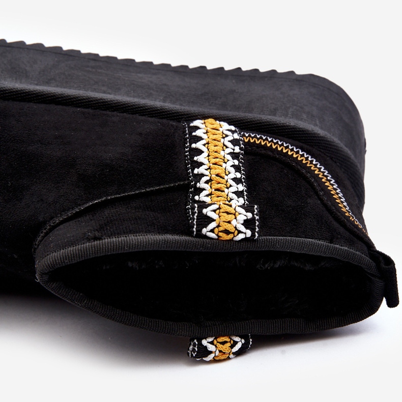 Cizme De Zăpadă Platformă Cu Model Udra Negru 1