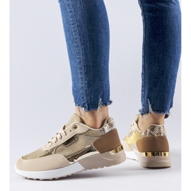 Tenisi bej cu sclipici de la Roganzuolo 1