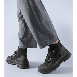 Tenisi verzi din țesătură înalți de la Casalma verde 1