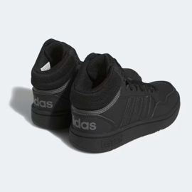 Pantofi Adidas Hoops Mid 3.0 K Jr HR0228 negru 3