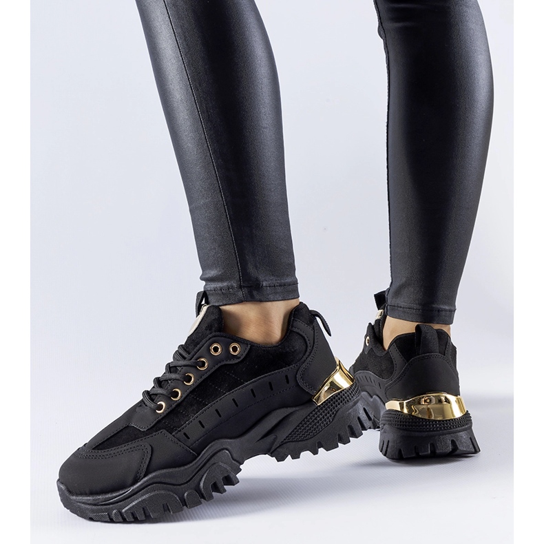 Laudes adidași sport negri negru 1