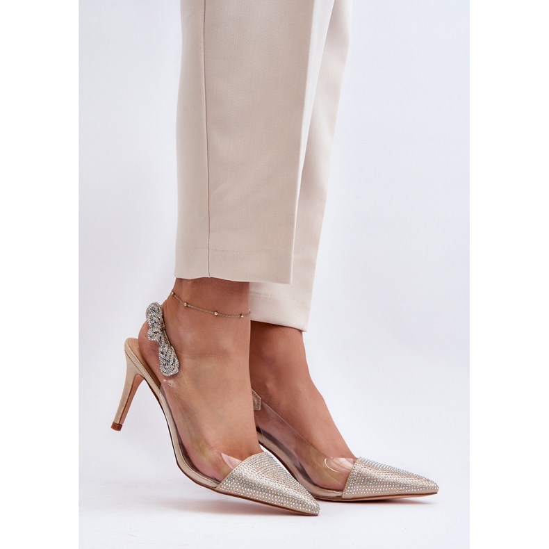 D&amp;A MR1966-11 Tocuri înalte decorate cu aur de aur 2