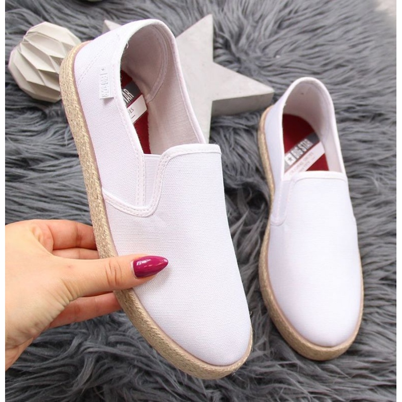 Espadrile Big Star W DD274015, albe 1
