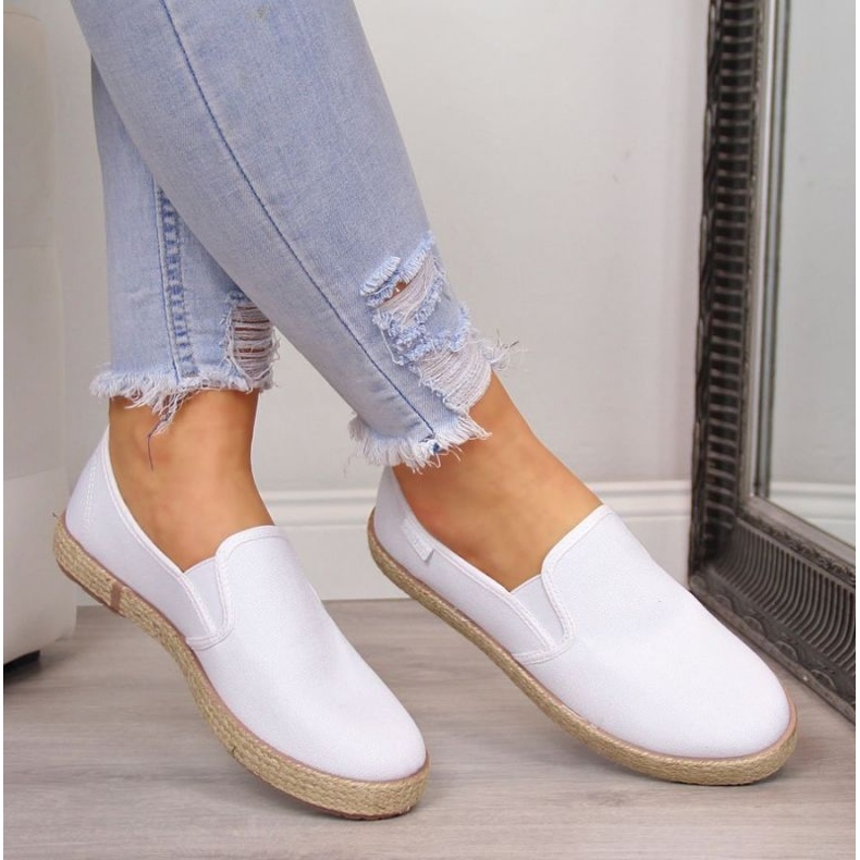 Espadrile Big Star W DD274015, albe 2