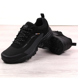 Pantofi de trekking impermeabili American Club M AM907, negri negru 2