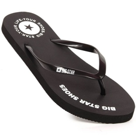 Șlapi Big Star W INT1837, negre negru 1