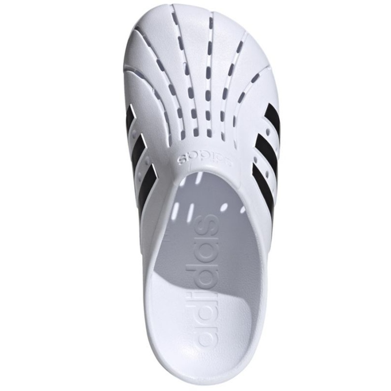 Flip-flops sport cu spumă albă Adidas Adilette Clog FY8970 2