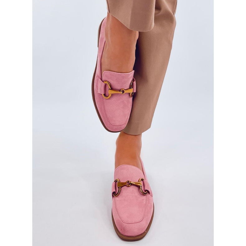 Mocasini de dama Linda Pink roz 1