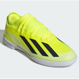 Pantofi de fotbal adidas X Crazyfast League In Jr IF0685 galben 1