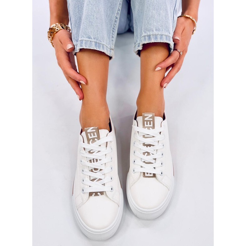 Tenisi dama Monae Champagne alb 1