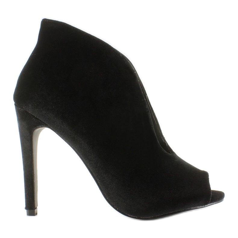 Cizme pompe catifea 8751 Negru 2 Cizme pompe catifea 8751 Negru 2