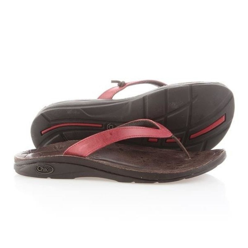 Flip-flops Chaco Locavore Red W J102202 roșu 1